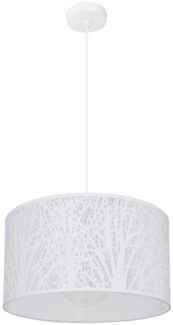Hängeleuchte, Baum-Dekor, weiß, 38 cm, PINNI