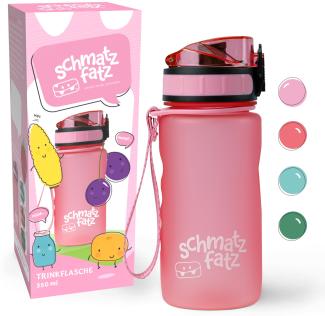 schmatzfatz Trinkflasche Sportflasche 350 ml 18 cm Tritan Rosa