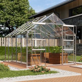 Vitavia Gewächshaus "Mars 8300", aluminium eloxiert, 8,3 m²,3 mm ESG