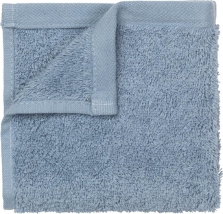 Blomus RIVA Gästehandtücher 4er Set, Gästetücher, Handtuch, Baumwolle, ashley blue, 30x30 cm, 69181