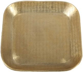 Orientalisches Tablett Prisma Gold 38x38 cm