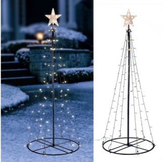 Gravidus LED-Lichterkette Garten-Weihnachtsbaum Lichterbaum Weihnachtsbeleuchtung Garten120cm