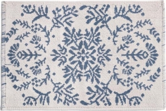 Next Badematte Badematte mit Blumen-Print, Seeking Simplicity, Höhe 80 mm, Baumwolle