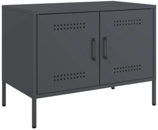 vidaXL TV-Schrank Anthrazit 68x39x50,5 cm Stahl 842938