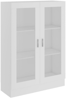 DOTMALL Vitrine Vitrinenschrank Weiß 82,5 x 30,5 x 115 cm Holzwerkstoff