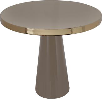 Beistelltisch Art Deco 625 Taupe / Gold