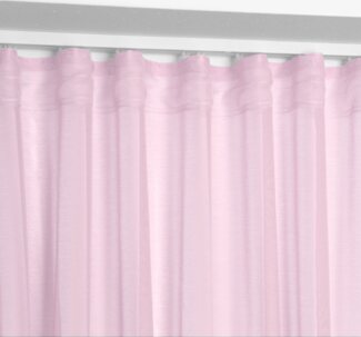 Beautex Gardine Transparente Gardine Dolly, wählbar mit Kräusel- und Ösen- Aufhängung, Kräuselband (2 St), transparent