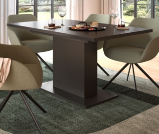Esstisch Home-X in grau ausziehbar 150 - 190 cm