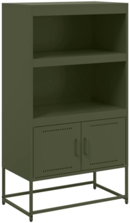 vidaXL TV-Schrank Anthrazit 100,5x39x60,5 cm Stahl 846514