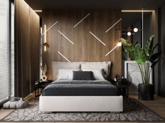 Lookway Polsterbett VILANO mit Bettkasten – elegantes und funktionales Schlafzimmermöbel (Bett mit Metallgestell), mit Bettkasten