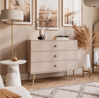 Lookway Highboard HARMONY 3S Kommode mit drei Schubladen