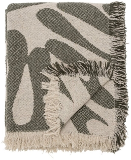 Wohndecke Bloomingville Alk Decke, Grün, 160 x 130 cm, Bloomingville