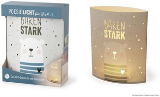 Deko Lampe Leuchte Batterie Poesielicht la vida Geschenk Bär 6293321