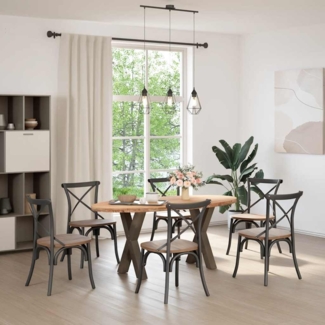 vidaXL Esstisch Hellbraun 180x90x74 cm Massivholz Eiche Oval 3305295