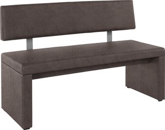 OTTO home Sitzbank Charissa, mit Lehne, Breite 140, 160 oder 180 cm