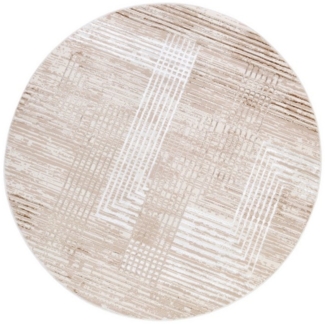 Tapiso Teppich CRYSTAL, rund, Höhe: 8 mm, Wohnzimmer, Schlafzimmer, modern Design