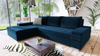 Ecksofa Bangkok Mini, Farbe: Kronos 09 + Kronos 09 + Paros 5