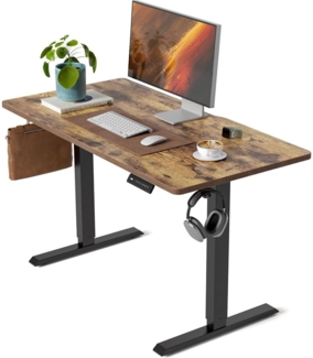 FEZIBO Elektrisch Höhenverstellbarer Schreibtisch 120 x 60 cm Stehschreibtisch