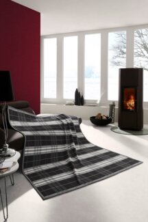 Wohndecke Cotton Home, Biederlack, Steifen-Motiv - Continious