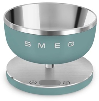 SMEG Digitale Küchenwaage 5kg/1g USB-C Akku Auswahl Farbe emerald green ksc01egmww