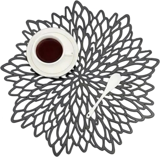 Coonoor Platzset PVC Platzset Abwaschbar Platzsets Tischsets Rund, 38cm, (6-St)