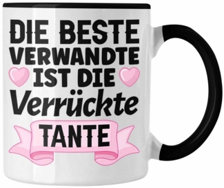 Trendation Tasse Trendation - Beste Tante der Welt Geschenk Tasse mit Spruch für Tante