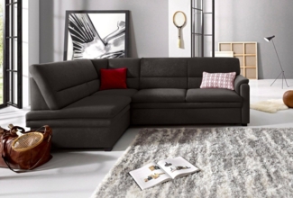 sit&more Ecksofa Pisa L-Form, mit Federkern, wahlweise mit Bettfunktion