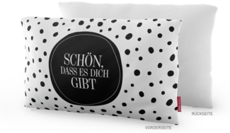 La Vida Geschenk für Dich Dekokissen Dekokissen, Schön dass es Dich gibt