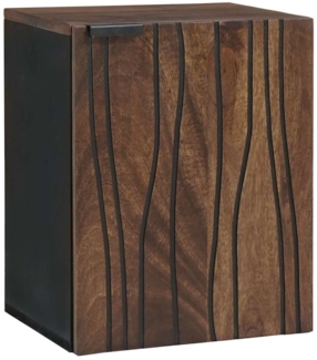 vidaXL Waschbeckenschrank Walnuss 38 x 33,5 x 48 cm Holzwerkstoff 4018028