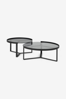 MADE Couchtisch MADE. COM Aula Runder Couchtisch 2er-Satztisch (2er-Set, 1-St)