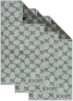 JOOP! Handtuch Classic / Infinity Kollektion, 3er Pack - Walkfrottier Salbei Cornflower 50x100cm