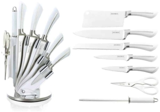 Messer Kochmesser Messerständer Messerset 8-tlg. Royalty Line weiß RL-KSS750