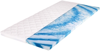 Gel-Effect Topper Easynight Gel 100 / G100 , Weiß , 100 x 7 x 200 cm