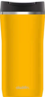 Aladdin 'Barista Mocca' Thermobecher, rostfreier Stahl, sun yellow, 350 ml