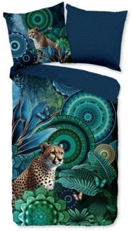 hip Bettwäsche Mako Satin Bettwäsche 155 X 220 cm + 1- 80 X 80 cm Nyah bunt mandalas, Baumwolle, 2 teilig, bettwäsche 155x220 baumwolle sale warm weihnachten 155x220 bettbezug