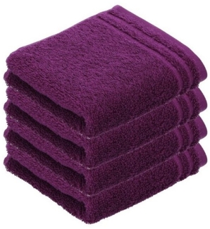 Vossen Gästehandtücher 4er Pack Gästetuch 30 x 50 cm Calypso feeling, Frottier (Spar-Set, 4-St), Vegan