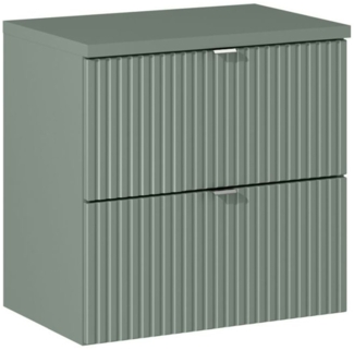 Waschtischunterschrank 60cm in grün NEWPORT-56-GREEN