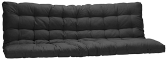 Vente-unique - Futonmatratze für Klappsofa-Betten - 1 Zone - Härtegrad 1 - 135 x 190 cm - Stärke 10 cm - Schwarz - MODULO