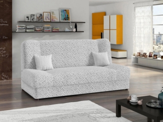 Schlafsofa Jonas Premium mit Bettkasten (Farbe: Sempre 04 + Sempre 04 + Trenza 04)