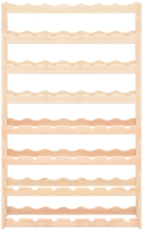 vidaXL Weinregal für 56 Flaschen Kiefernholz 286196