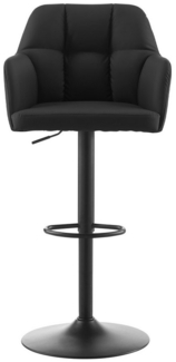 Ofcasa Barhocker Kunstleder Barstuhl (1er Set), Ergonomischer Höhenverstellbarer Bistrohocke