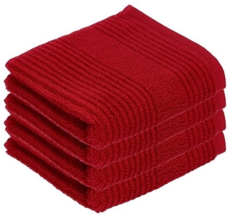 Vossen Gästehandtücher 4er Pack Gästetuch 30x50 cm Tomorrow, Frottier (Spar-Set, 4-St), Vegan