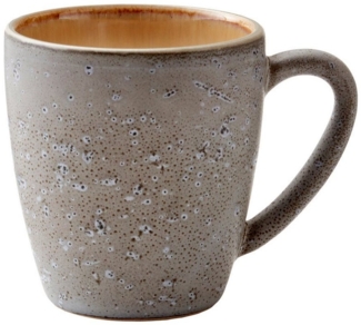Bitz Becher mit Henkel klein grey / shiny cream 0,19 l
