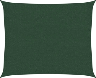 vidaXL Sonnensegel 160 g/m² Dunkelgrün 2,5x3 m HDPE 311452