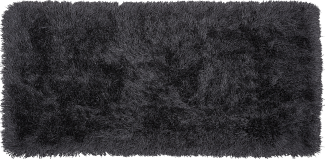 Teppich schwarz 80x150 cm Shaggy CIDE