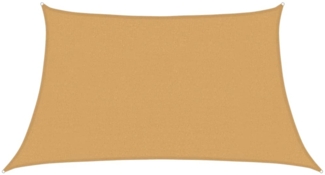 vidaXL Sonnensegel 160 g/m² Trapez Hellgrau 3/4x2 m HDPE 4002070