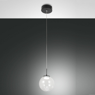 Fabas Luce 3770-40-372 LED Pendelleuchte Ariel 1-flammig 15cm transparent 3 Step Dim