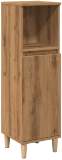 vidaXL Badschrank Artisan-Eiche 30x30x100 cm Holzwerkstoff 857109