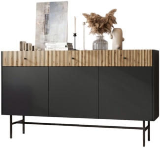 Compleo Kommode mit 3 Schubladen und dreitürig DAVS, Modern design
