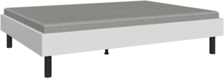 Wimex Bett Easy, große Auswahl an Größen und Farben, auch in Komforthöhe (Made in Germany), ohne Kopfteil, ideal unter Dachschrägen oder Fenster